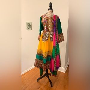 beautiful afghani 3 piece dress